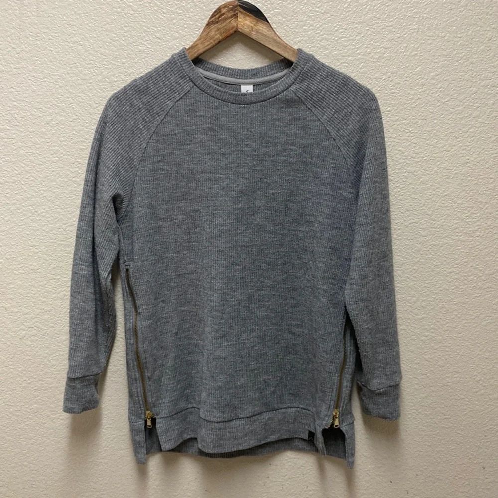 Varley Sierra Side Zip Pullover Sweater Small